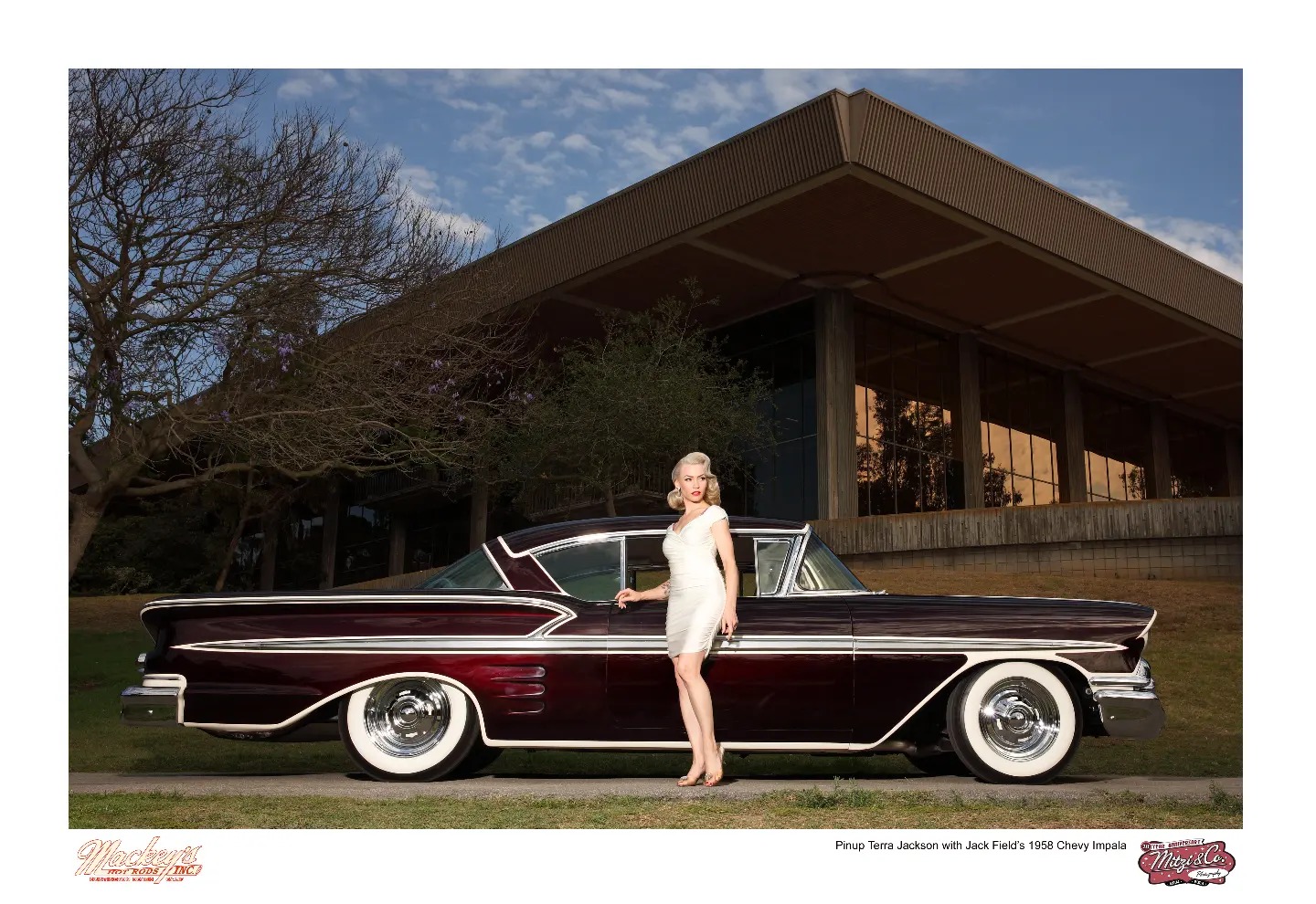 2024 poster featuring the burgundy Impala